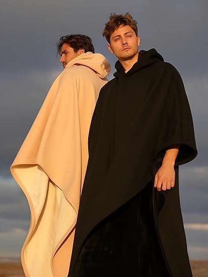 Unisex Oversized Blanket Hoodie, Warm Wearable Fleece Sweatshirt with Long Sleeves for Adults, Cozy Purple Hooded Blanket for Home or Outdoor Use