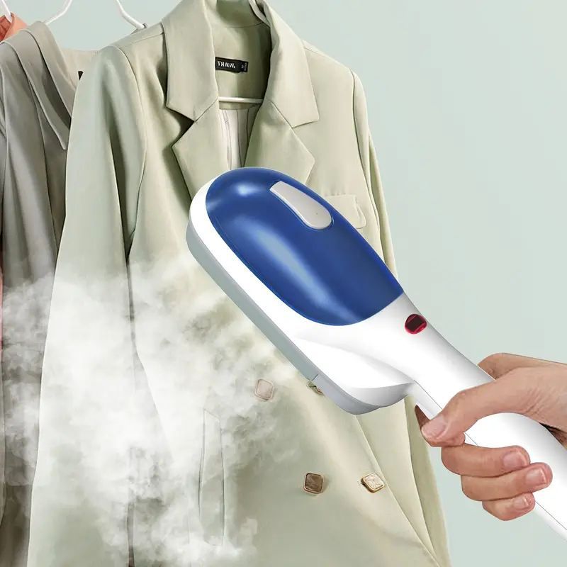 Portable Handheld Garment Steamer – 110–130V US Plug, Quick Heat-Up Wrinkle Remover with Powerful Steam, Compact Travel Design for Home & Office