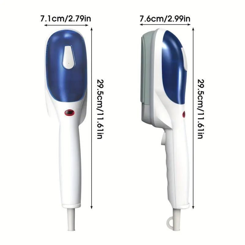 Portable Handheld Garment Steamer – 110–130V US Plug, Quick Heat-Up Wrinkle Remover with Powerful Steam, Compact Travel Design for Home & Office
