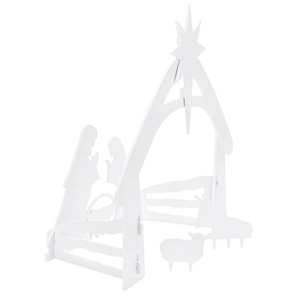 4 ft Christmas Nativity Scene – Outdoor Yard Decoration with Water-Resistant PVC