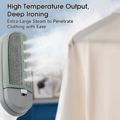 Portable Handheld Garment Steamer – 110–130V US Plug, Quick Heat-Up Wrinkle Remover with Powerful Steam, Compact Travel Design for Home & Office