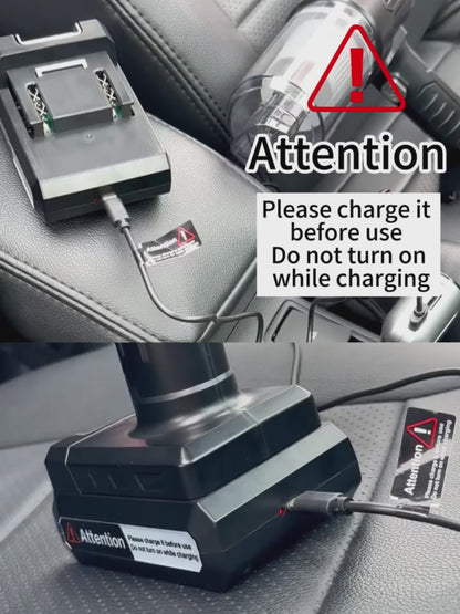 Wireless Handheld Car Vacuum – 5000Pa Suction, Rechargeable Dual Battery, Low Noise for Car & Home